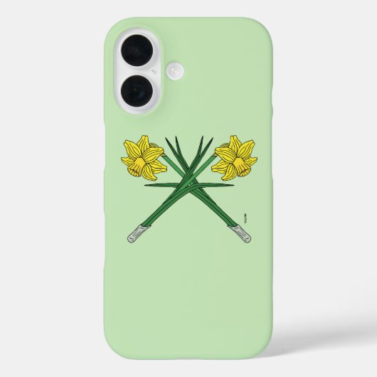 水仙は交差 Case-Mate iPhoneケース (裏面)