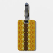 水仙イカット14 ラゲッジタグ (裏面縦)