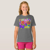 水仙カラフル状ティー Tシャツ (正面フル)