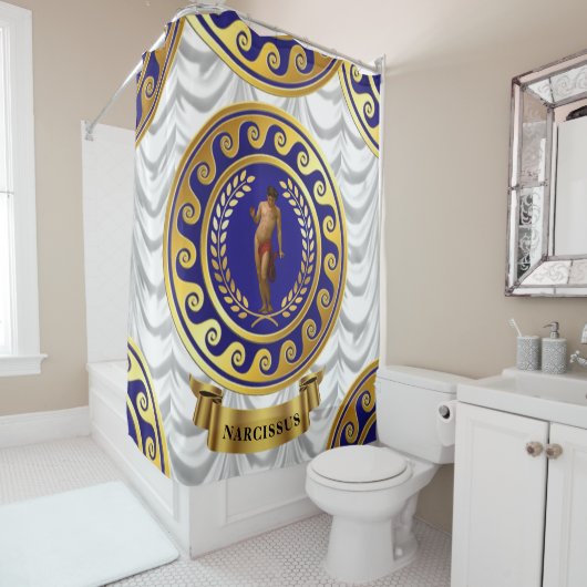 水仙シャワーカーテン シャワーカーテン (インサイチュ)