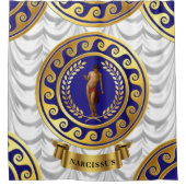 水仙シャワーカーテン シャワーカーテン (正面)