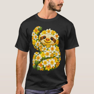 水仙スローズ花ガーデニング Tシャツ