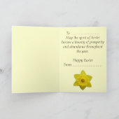 水仙パーソナライズされた花札 シーズンカード (内部)