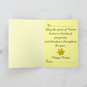 水仙パーソナライズされた花札 シーズンカード (内部)