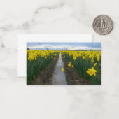 水仙フィールド ノートカード (正面/裏面インサイチュ)