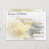 水仙フローラ結婚ズ 招待状 (正面/裏面)