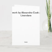 水仙ロシアの付き祝いカード カード (裏面)