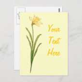 水仙独身のイラストレーションバイケイトグリーンアウェイ ポストカード (正面/裏面)