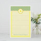 水仙結婚石，文房具 便箋 (スタンド正面)