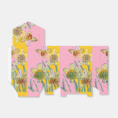 水仙絵を描花フローラ誕生日ピンク フェイバーボックス (折り畳みなし)