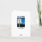 水仙誕生日カード カード (裏面)