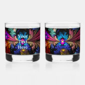 水仙 ウイスキーグラス (裏面)