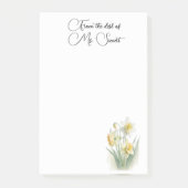 水仙 ポストイット (正面)