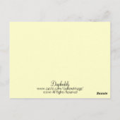 水仙 ポストカード (裏面)