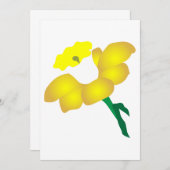 水仙 招待状 (正面/裏面)