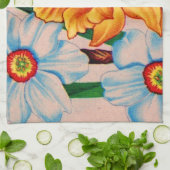 水仙（疝）痛 キッチンタオル (折り畳み)