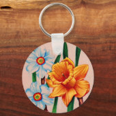 水仙（疝）痛 キーホルダー (正面)