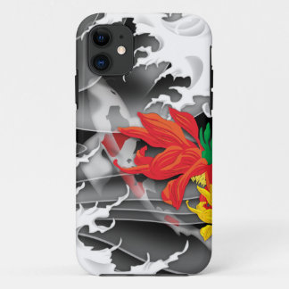 水伝統的日本の中のコイ iPhone 11 ケース
