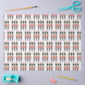 水伝統的色くるみ割りクリスマスプレゼント 薄葉紙 (クラフト)