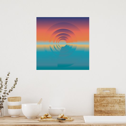 水位 ポスター (キッチン)