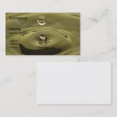 水低下の鉛管工 名刺 (正面/裏面)