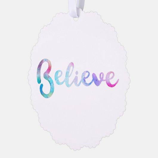 水信じ色タイポグラフィアート オーナメントカード (左)