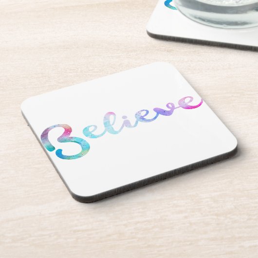 水信じ色タイポグラフィアート コースター (左側)