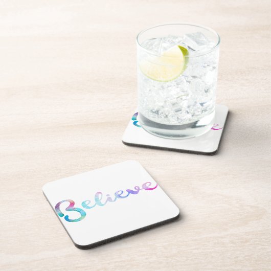 水信じ色タイポグラフィアート コースター (右側)