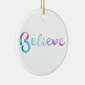 水信じ色タイポグラフィアート セラミックオーナメント (右)