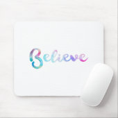 水信じ色タイポグラフィアート マウスパッド (マウス)