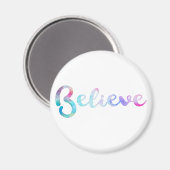 水信じ色タイポグラフィアート マグネット (正面/裏面)