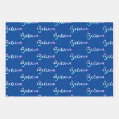 水信じ色タイポグラフィアート ラッピングペーパーシート (正面)