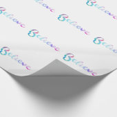 水信じ色タイポグラフィアート ラッピングペーパー (角)