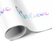 水信じ色タイポグラフィアート ラッピングペーパー (ロールコーナー)