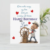 水兵の誕生日 カード (スタンド正面)