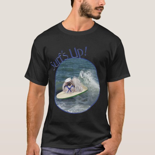水兵服のペキニーズ Tシャツ (正面)