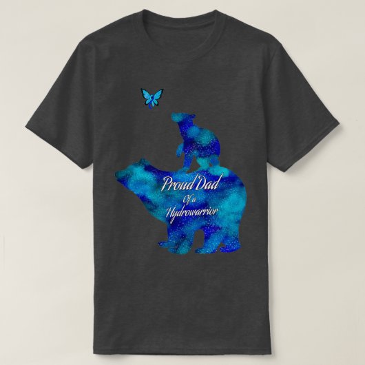 水兵誇りを持った水頭星雲bのパパ tシャツ (デザイン正面)