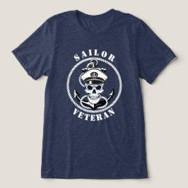 水兵 ベテラン 海事 軍事 トライブレンドTシャツ