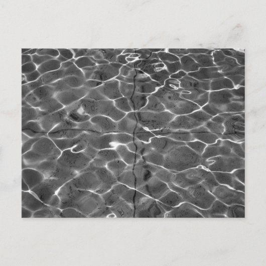 水写真はがき上の光反射 ポストカード (正面)