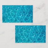 水写真カッコいい名刺テンプレート 名刺 (正面/裏面)