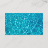 水写真カッコいい名刺テンプレート 名刺 (裏面)