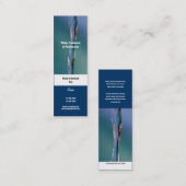 水写真撮影のきらめくなカスタム スキニー名刺 (正面/裏面)