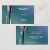 水写真撮影のカスタムのプロフィール 名刺 (正面/裏面)