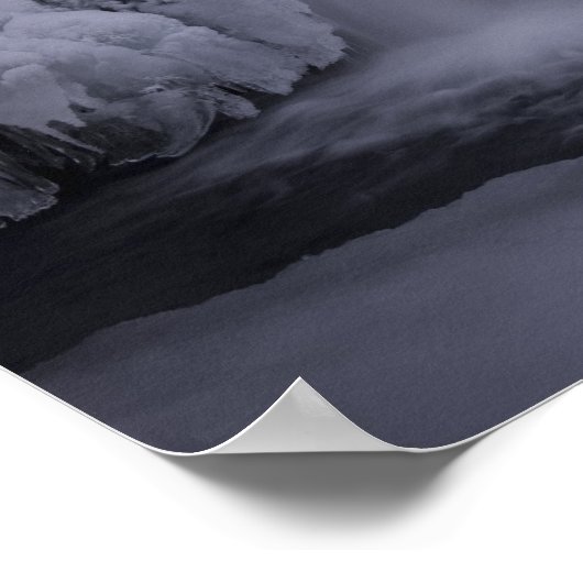 水凍ってい秋 ポスター (角)