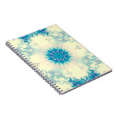 水凍ってい青霜の降りた冬の雪片 ノートブック (右側)