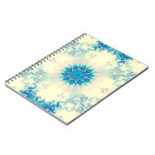 水凍ってい青霜の降りた冬の雪片 ノートブック (左側)