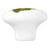 水分が多いいちごの食器棚の引出しのノブ セラミックノブ (側面)