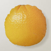 水分が多いオレンジ枕 ラウンドクッション (正面)