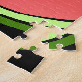 水分が多いスイカ ジグソーパズル (側面)