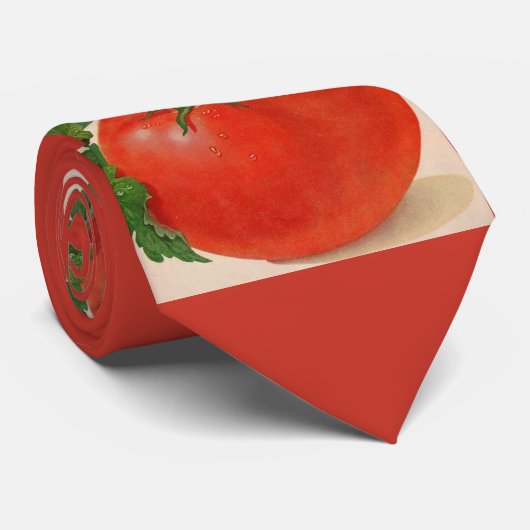 水分が多いトマトのプリントのタイ ネクタイ (ロール)